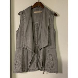 Max Jeans Size S Draped Sleeveless Cardigan